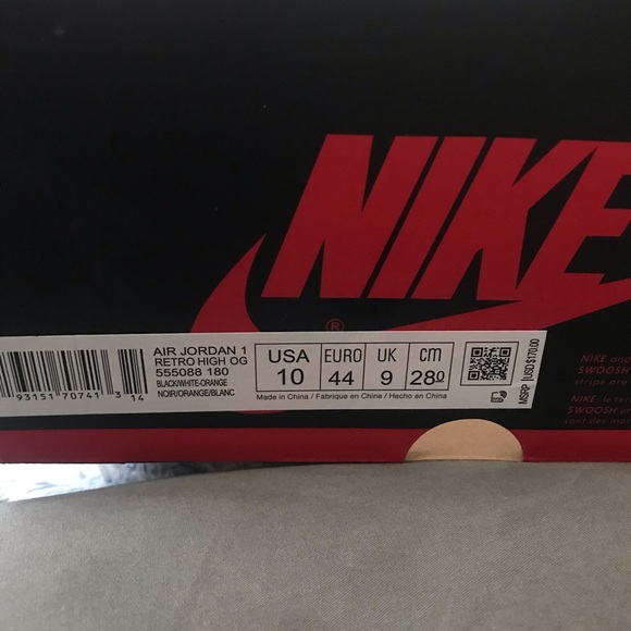 Jordan 1 OG electric Orange main image 10
